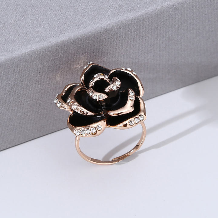 Crystal%20Rose%20Flower%20Women%20Finger%20Ring%20-%20Image%203