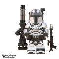 Ready Stock Wm6094 Heavy Infantry Mandalorian Star Wars Minifigures Building Blocks Assembled Kids Toys. 