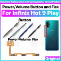 Power volume button flex For Infinix Hot 9 play X680 Side key Switch ON OFF Key Mute control Button Ribbon Flex Cable. 