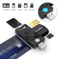 Rocketek Cr310 Usb 2.0 Tax Declaration Ic Smart External Card Reader Tf Sim Memory Card Reader Adapter For Computer. 