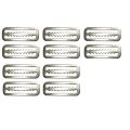 10Pcs Scuba Diving Weight Belt Slide Keeper Ring Webbing Harness Belt Retainer Stopper Freediving Accessoires. 