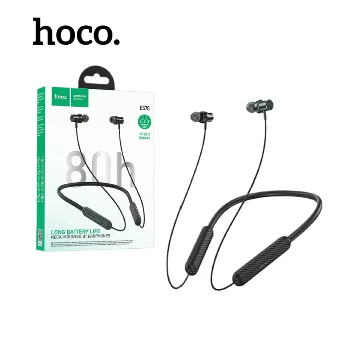 Hoco ES70 Long Battery Life Bluetooth V5.3 Wireless Earphone Neckband