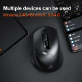 inphic® DR01 Bluetooth and 2.4G Wireless Mouse. 
