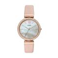 Fossil Es4537 Leather Wrist Strap Watch For Women. 
