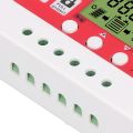 Efficient 10A Solar Charge Controller 120W - Equipped with LCD Display and MCU Control - Suitable for 12V 10A Solar Systems. 