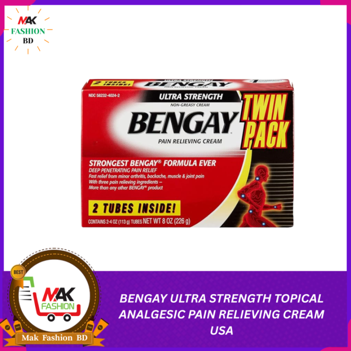 Bengay%20Ultra%20Strength%20Topical%20Analgesic%20Pain%20Relieving%20Cream%20Twin%20Pack%20-%20Image%204
