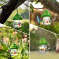 Green Hummingbird Feeder Good Quality Resin Leak-Proof Hummingbirds Feeders Outdoors Feeder for Garden Bird.