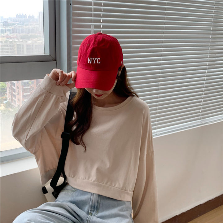 IELGY%20loose%20thin%20sweater%20women%20casual%20short%20wild%20round%20neck%20long%20sleeve%20T-shirt%20-%20Image%209