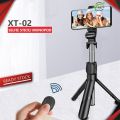 XT-02 S03/R1 Bluetooth Wireless Remote Selfie Stick Holder Extendable Foldable Handheld Monopod Selfie Stick with Tripod Stand By Gadget Mix. 