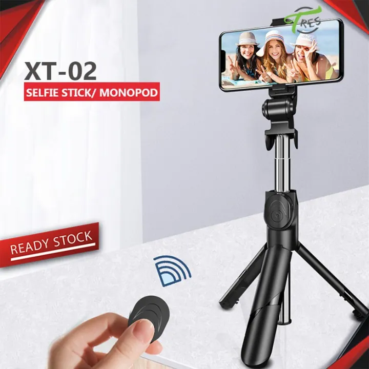 XT-02%20S03/R1%20Bluetooth%20Wireless%20Remote%20Selfie%20Stick%20Holder%20Extendable%20Foldable%20Handheld%20Monopod%20Selfie%20Stick%20with%20Tripod%20Stand%20By%20Audio%20Plus%20-%20Image%204