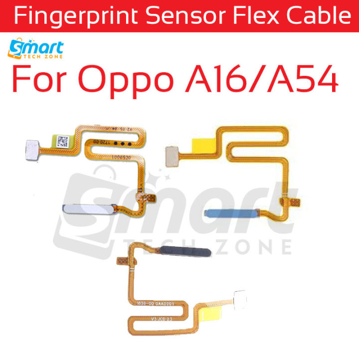 Power Button Fingerprint Sensor Flex Cable For Oppo A16/A54 ON OFF Key Sensor Home Touch Fingerprint Sensor Flex Ribbon
