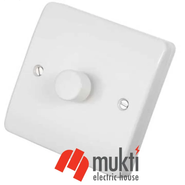 MK Made in UK LOGIC PLUS Fan Regulator Dimmer without Switch Socket Speed Control