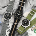 Militado ML05 Quartz Watch VH31 Movement Domed Sapphire Crystal With High Clear AR Coating C3 Luminous 38mm Vintage Watches.