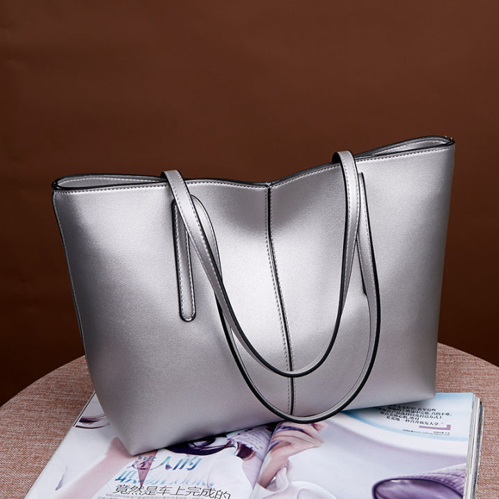 bags%20new%20bag%20fashion%20simple%20large%20capacity%20tote%20bag%20ladies%20hand-held%20shoulder%20tote%20bag%20pu%20women's%20bag%20wholesale%20-%20Image%203