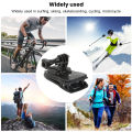 Action Camera Backpack Clip, Quick Release Buckle Camera Backpack Fixing Clamp 360 Degrees Rotating for Skiing. 