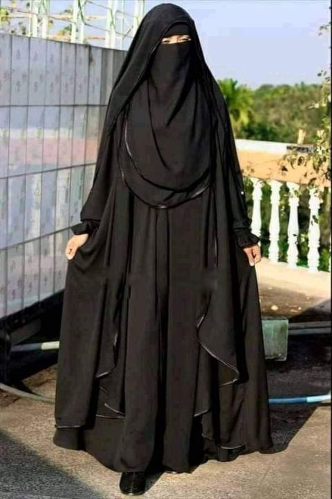 New Exclusive Sunnoti Borka with Hijab and Niqab Full Set