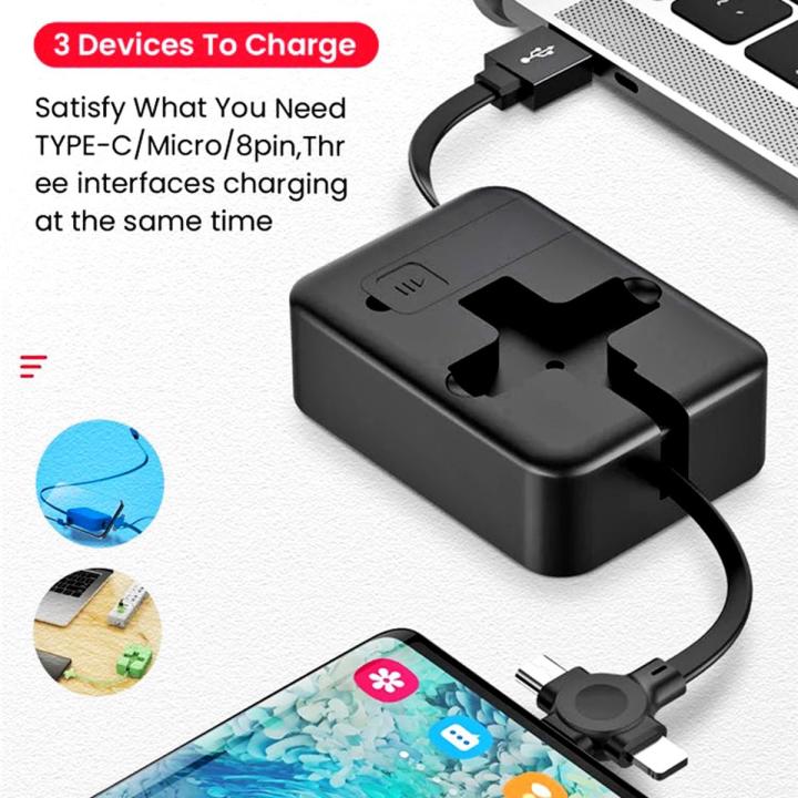 4%20in%201%20Retractable%20USB%20Type%20C%20Micro%20USB%20Charge%20Cable%20For%20IPhone%2012%20Pro%20With%20Phone%20Stand%20Charger%20Data%20Cable%20-%20Image%202