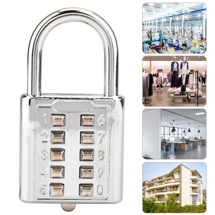 10%20Digit%20Combination%20Password%20Padlock%20Push%20Button%20Lock%20Blind%20New%20-%20Image%202