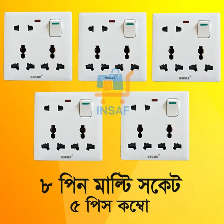 8%20Pin%20Multi%20Socket%20Multi%20Function%20Universal%20Wall%20Switch%20Socket%20-%20Image%202