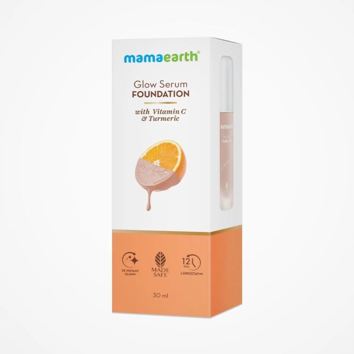 Mamaearth%20Glow%20Serum%20with%20Vitamin%20C%20&%20Turmeric%20Foundation%2030ml%20-%20Image%204