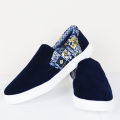 Fashionable Blue Black And Cream Color JAPANESE Casual Sneakers Canvas Shoes For Men Fashionable Lightweight And Comfortable Shoes. 