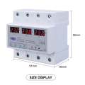 2X Three Phase Adjustable Over and Under Voltage Protector Automatic Recovery Protective Device Reset 63A 380V. 