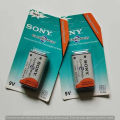 Sony cycle Energy 9V rechargeable battery 450mAh. 