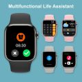 Smart Watch S9 Pro 2.01 Full Touch Bluetooth Calls Sleep Monitoring Multiple Sport Modes 100+ Dials Smartwatch For Android iOS. 