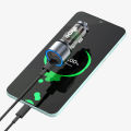 BWOO BO-CC95 43W USB & USB-C Black Car Charger Dual Smart Chips, PD, and QC Fast Charging. 