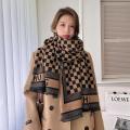 luxury Scarf Women Winter Warm Bufanda Shawl Wraps Thick Print For Female.