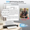 Phomemo P831 Portable A4 Printer Wir-ele-ss Blue-tooth 300DPI Thermal Transfer Printer Support A4/A5/B5 Copy Paper. 