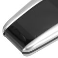 Car Smart Key Keyless Entry LCD Touch Screen Remote Control Key Anti Lost Car Key Fob for One Button Start Car Silver.