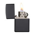 Zippo Lighter with - BLACK GLOSSY. 