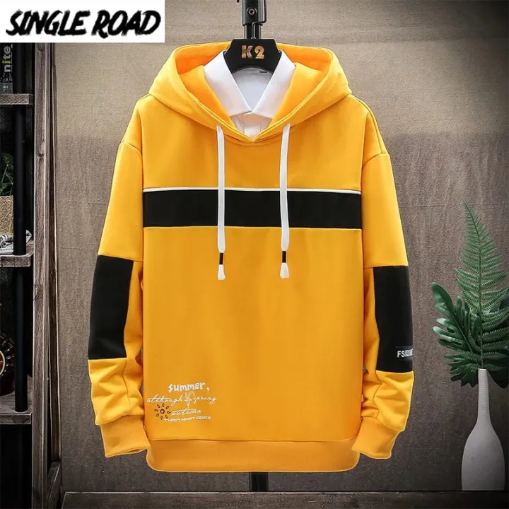 Yellow%20Cotton%20Full%20Sleeve%20Hoodie%20For%20Men%20-%20Image%202