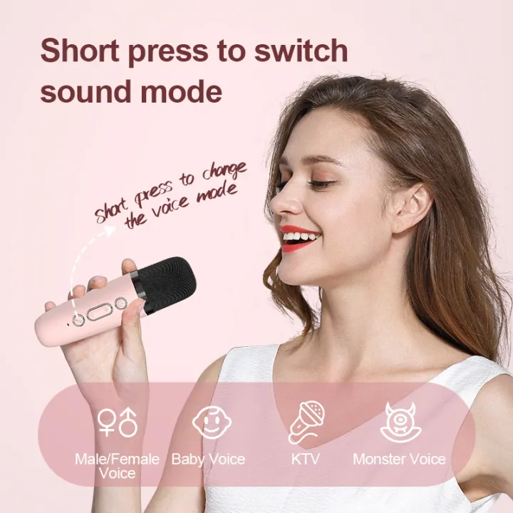Mini%20Karaoke%20Machine%20Bluetooth%20Speaker%20with%202%20Wireless%20Microphone%20Portable%20Karaoke%20Speaker%20Set%20MP3%20Player%20for%20Kids%20Adults%20KTV%20-%20Image%202