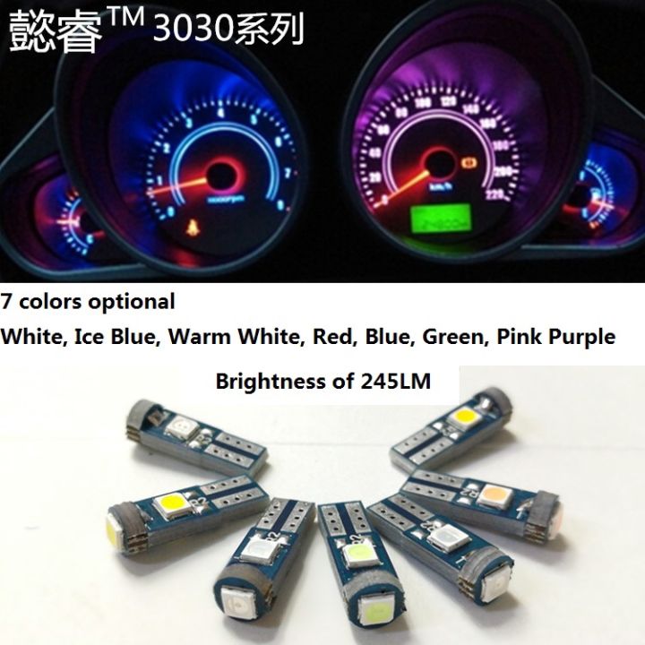 10Pcs%20T5%20W1.2W%2027%2074%2086%20206%203SMD%203030%20LED%20Car%20Interior%20Light%20Auto%20Side%20Light%20T5%20LED%20Dashboard%20Gauge%20Instrument%20Lamp%20Bulbs%20car%20dashboard%20light%20lamp%20-%20Image%205