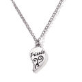 1 Pair Women Necklace Best Friends Letters Engraved Jewelry Freinds Matching Necklace for Party. 