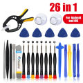 26 In 1 Mobile Phone Replace Screen Tools Set Screwdriver Disassembly Hand Tool Kits Repair Combination for IPhone and Android.