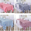 Hotel tablecloth, western restaurant, restaurant, restaurant, checkered tablecloth, table cloth, checkered cloth, black and white, green and white, red and white checkered table cover.