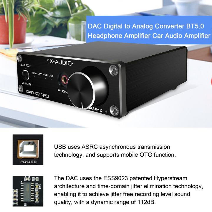 FX-Audio%20X3PRO%20DAC%20Digital%20to%20Analog%20Converter%20Headphone%20Amplifier%20Car%20Audio%20Amplifier%20Optical/PC-USB/Coaxial%20DC5V%20-%20BLACK%20EU%20PLUG%20-%20Image%205