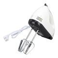 Electric Whisk Beater Ergonomic Handle Easy Operation Electric Egg Beater US Plug 110V with Whisk Dough Hook for Cream. 