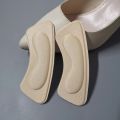 4 Pcs Heel Insoles Patch Pain Relief Anti-wear Cushion Pads Feet Care Heel Protector Adhesive Back Sticker Shoes Insert Insole-Shoes Accessories-Dhaka shopping zone.