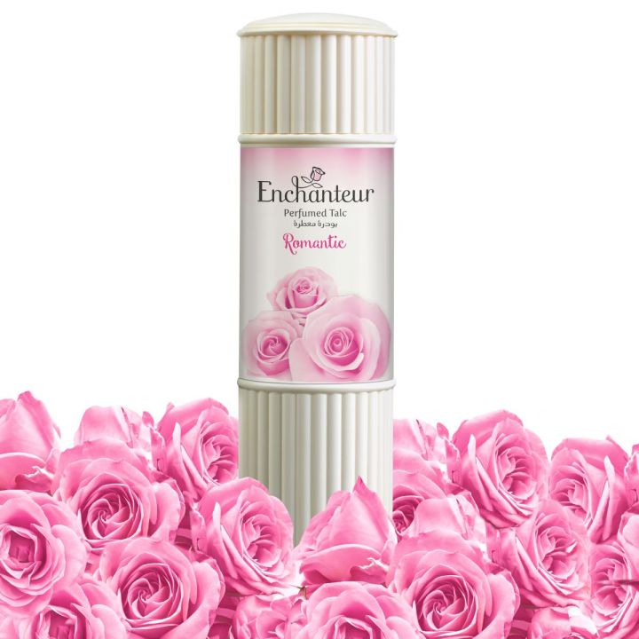 International Malaysian product Enchanteur Talcum Romantic Powder used for male/female - 125 gm