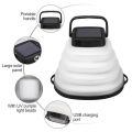 IP65 Portable Lantern Collapsible Camping Light Solar Tent Lighting Outdoor USB Rechargeable Light Waterproof LED Fishing Lamp. 