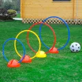 1Pcs Water Injection Base Football Door Pole Flag Logo Bar Training Equipment Sign Obstacle Marker Rod Demoo. 