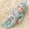 Yfashion 10 Inch ulation Doll Durable Vinyl Reborn Doll Baby oy Height:Closed-eye irl. 