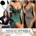 Women Bra Push Up Invisible Bras Frontless Underwear For Female Brassiere Strapless Seamless Bralette. 