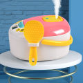 Portable Mini Rice Cooker Toy Kitchenware Set for Children's Early Education.