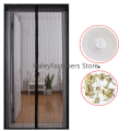 1 Set Upgrade Anti Mosquito Door Net with Magnet Mosquito Insect Fly Curtain Mesh Hands-free Closing Door Magnetic Bug Screen.