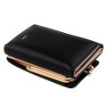 【Wweirdoo】Women Lady Women s Black Red Color Mini Purses Small PU Leather Female Coin Purse Card Holder Ladies wallet. 